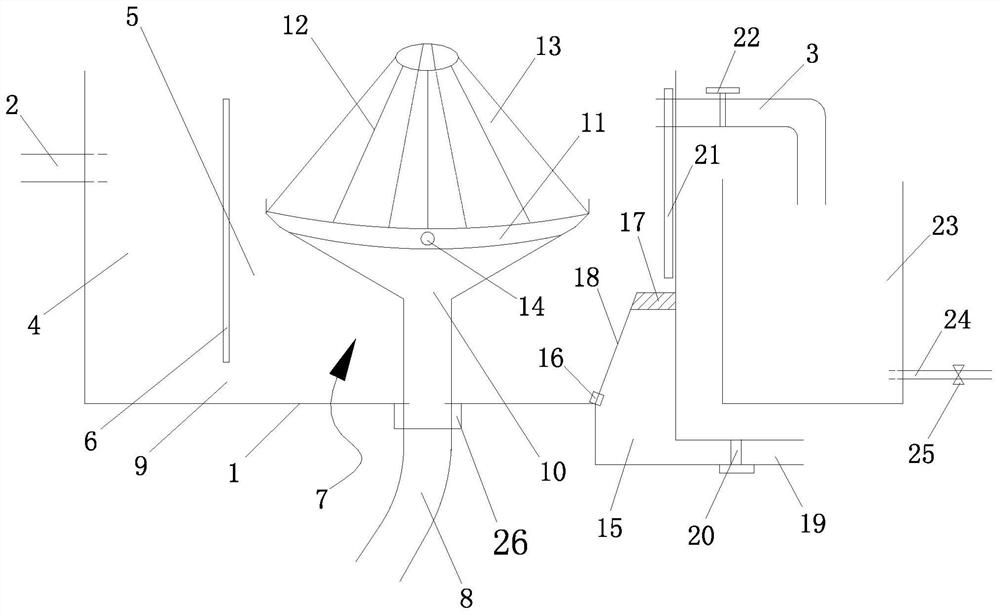 An oil-water separation device