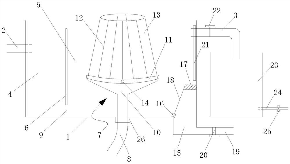 An oil-water separation device