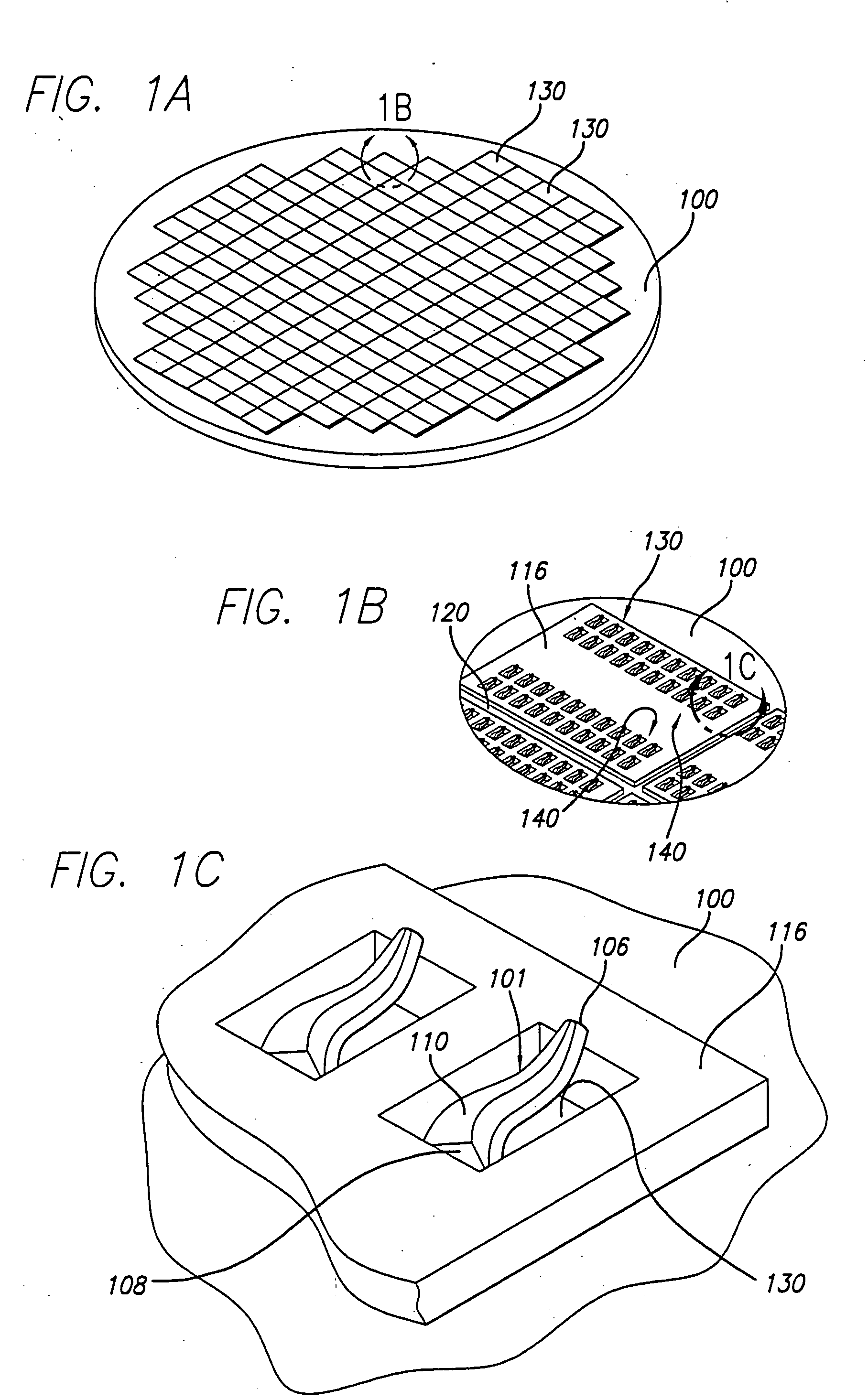 Electronic components with plurality of contoured microelectronic spring contacts