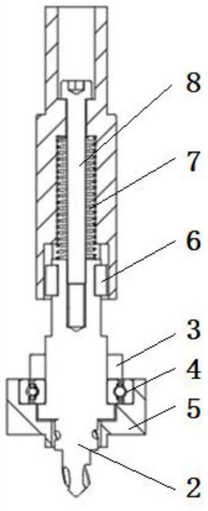 A countersunk tool for indentable cnc machining