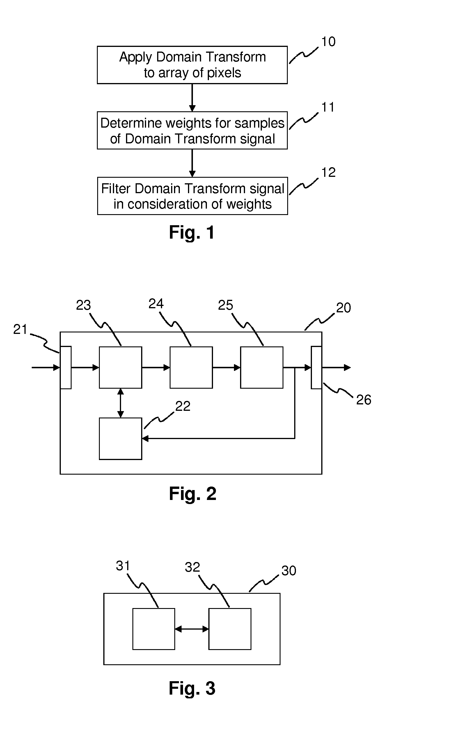 Method and apparatus for filtering an array of pixels