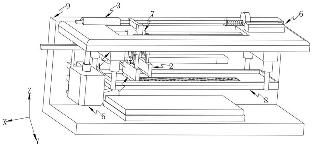 Screen printing device for packaging