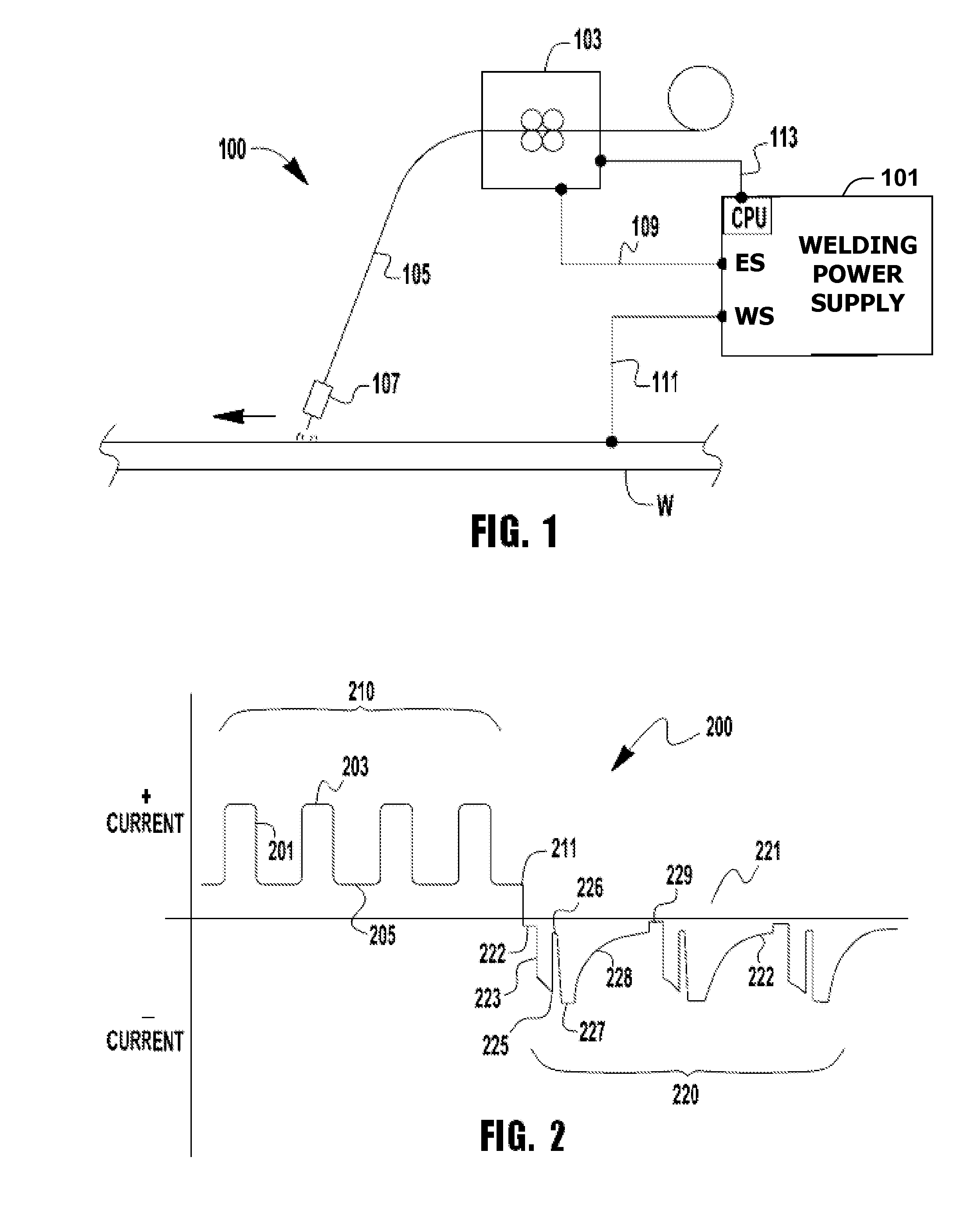 System and method for oscillating waveforms to reduce magnetic arc blow