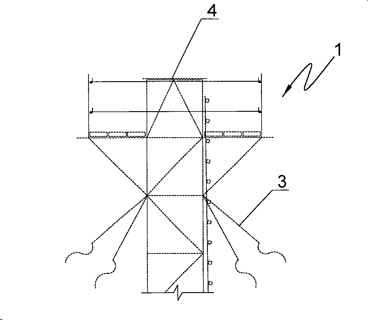 Steel structure high altitude mounting method