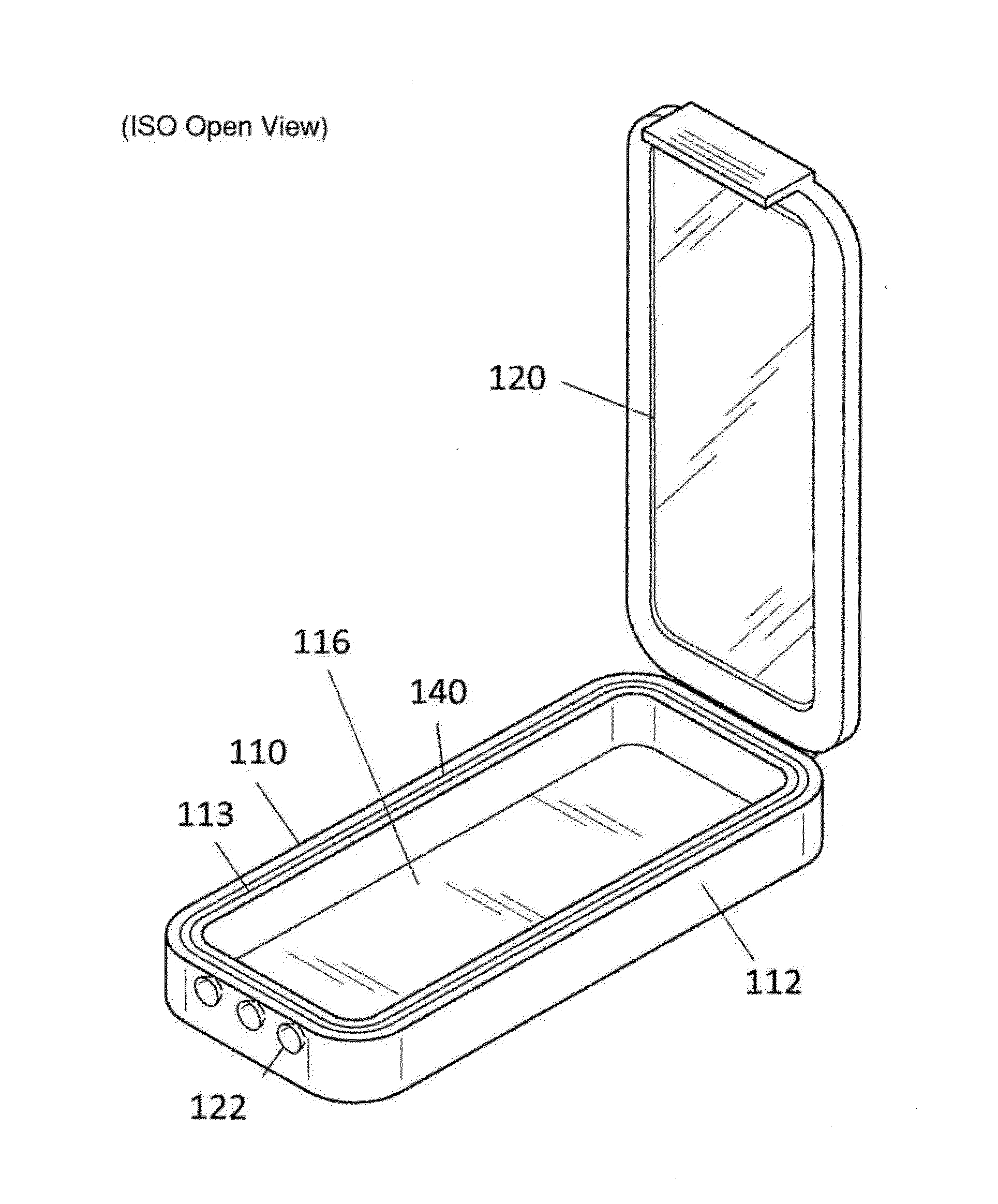 Miniature western blot membrane incubation system