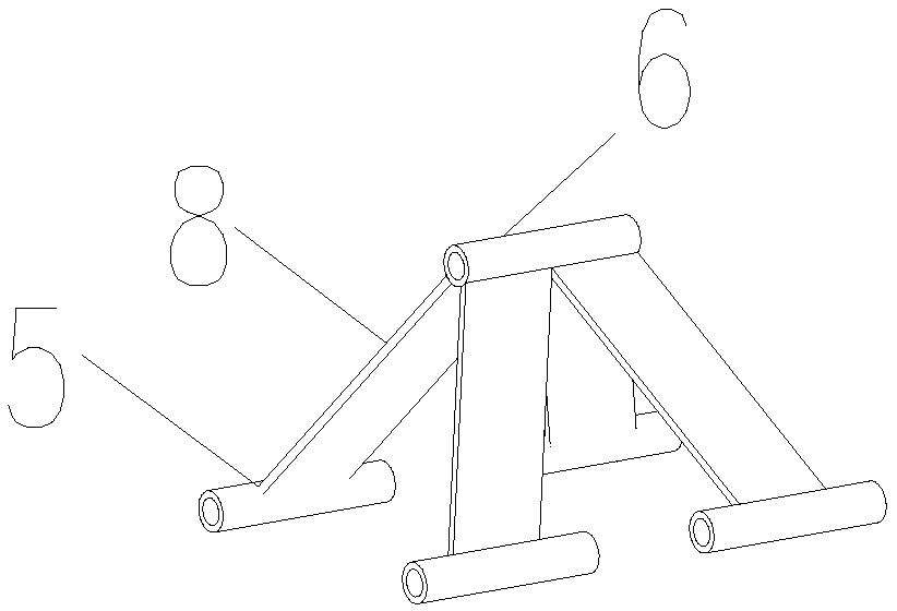 Concrete composite wall prefabricated wallboard combined connecting piece and composite wall preparation method