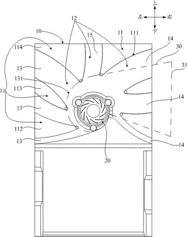 Air cooling refrigerator machine shell, air cooling refrigerator and air duct design method