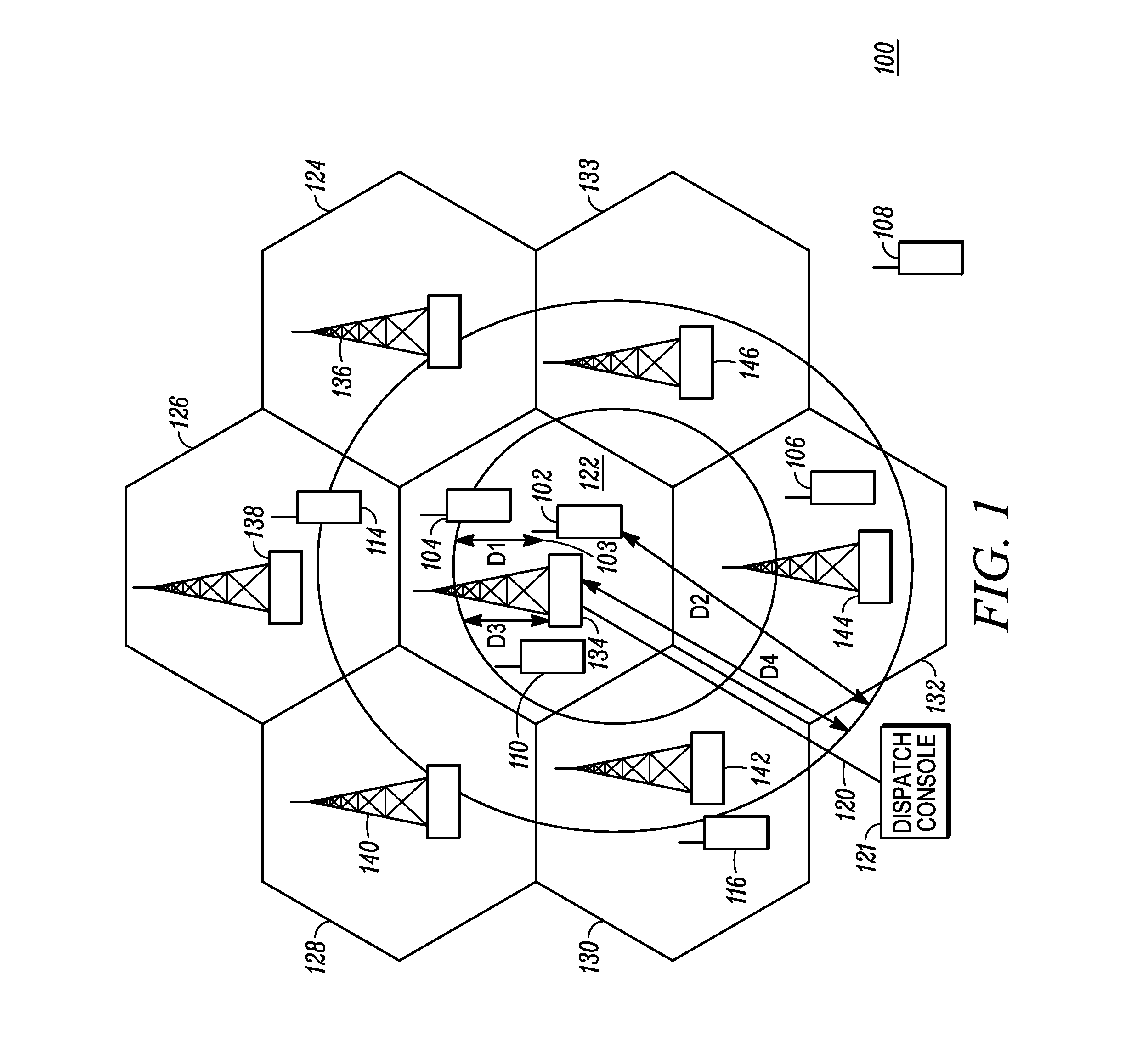 Method and device for automatic creation of a location-based talk group call with reduced messaging overhead