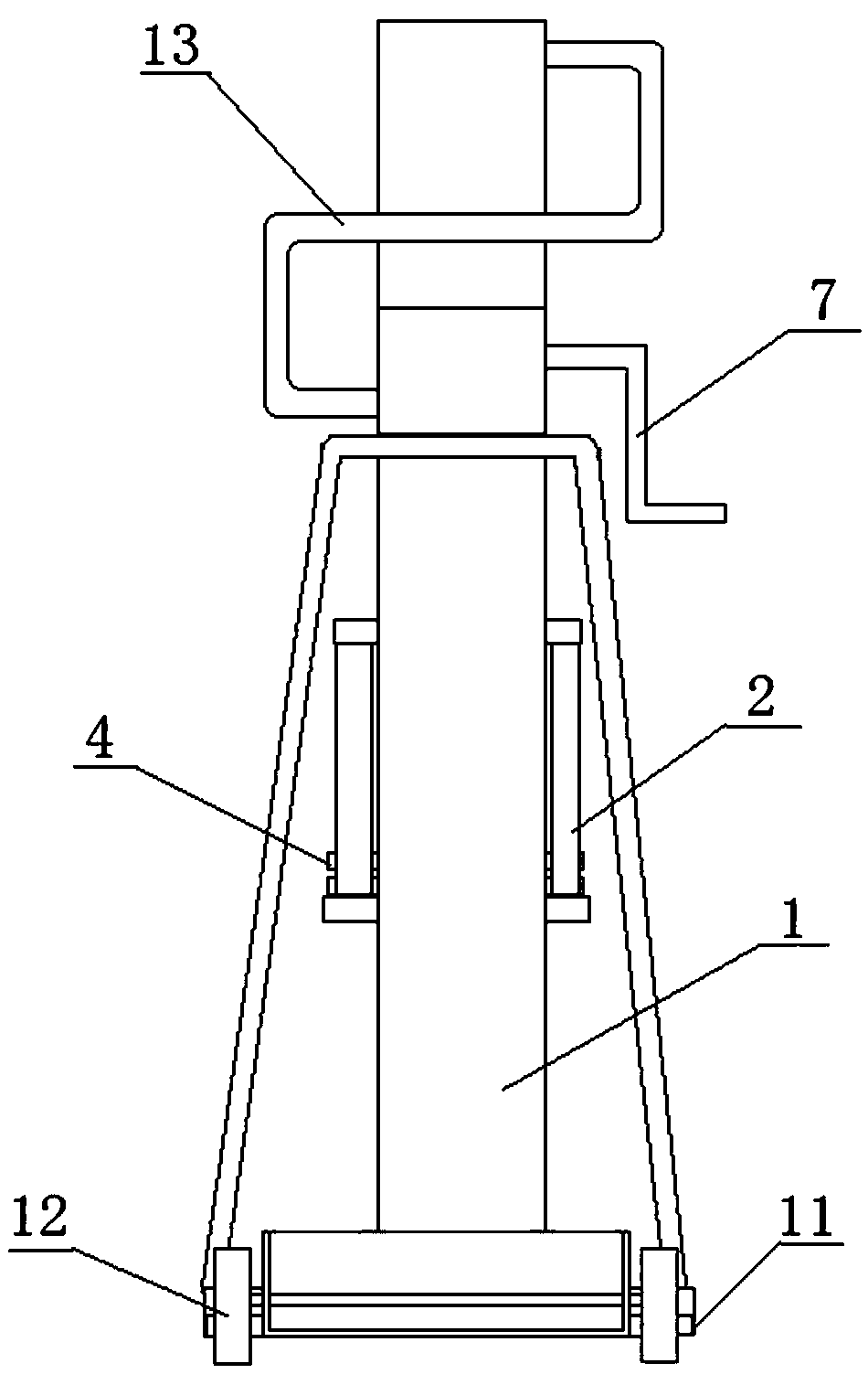 Adjustable heat radiation device