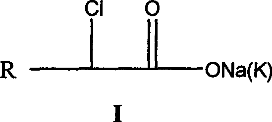 Chloro-sodium soap/sylvite flotation agent and method for producing the same
