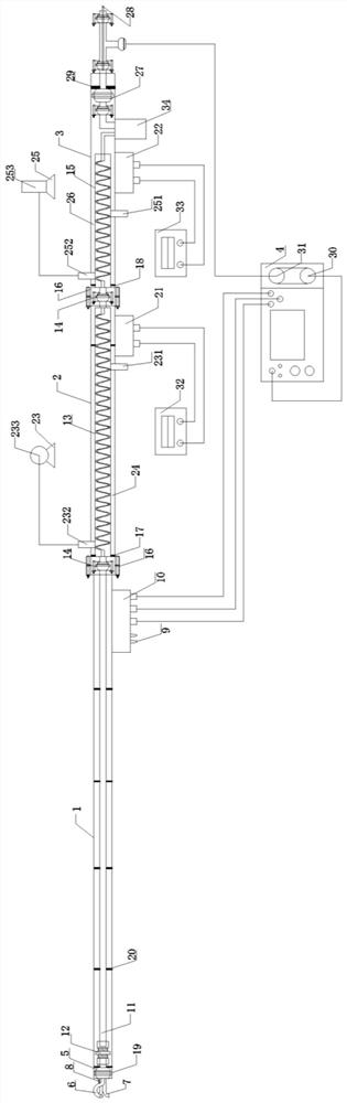 Synchronous sampling device for SO3 and CPM in stationary pollution source flue gas