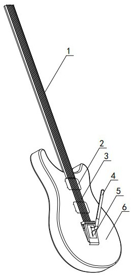 Double-shaking electric guitar