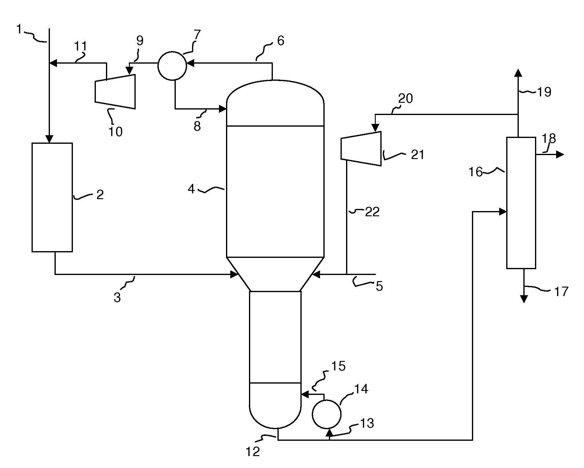 Integrated hydro-oxidation process with separation of an olefin oxide product stream