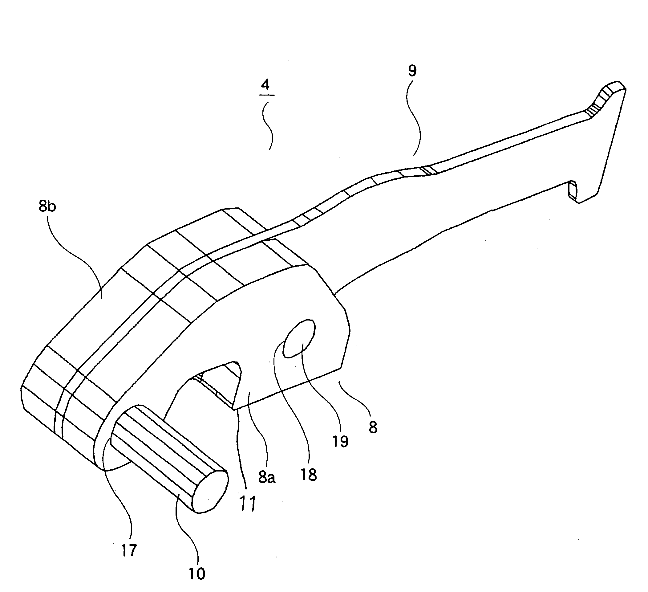 Dot head and method of manufacturing armature structure for dot head