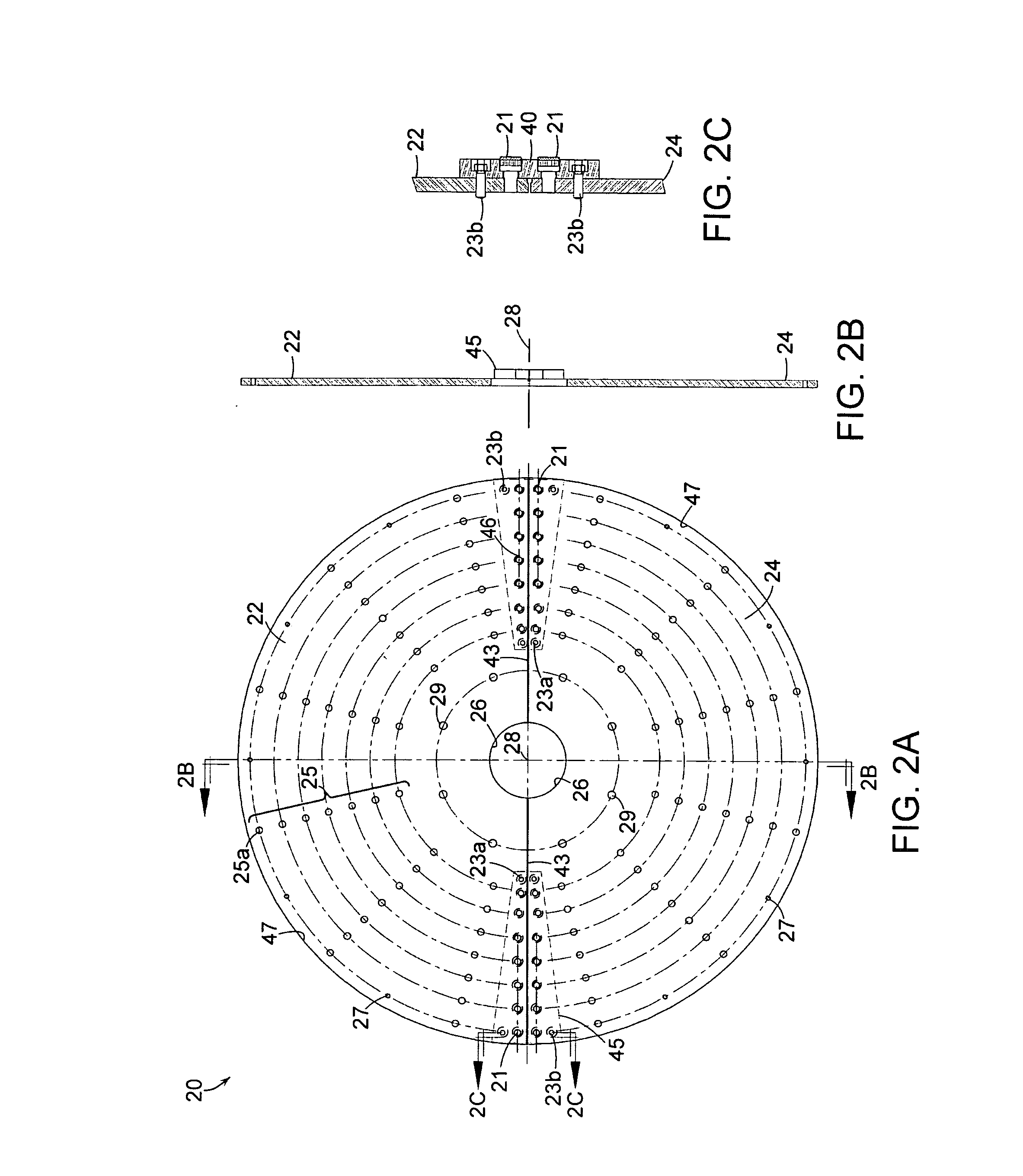 Split fan wheel and split shroud assemblies and methods of manufacturing and assembling the same