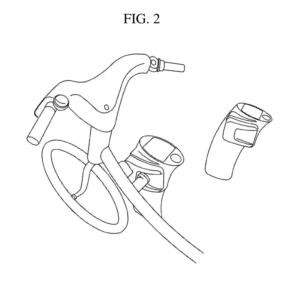 Mount having structure wherein coupling means is covered, and locking device for means of transportation using same