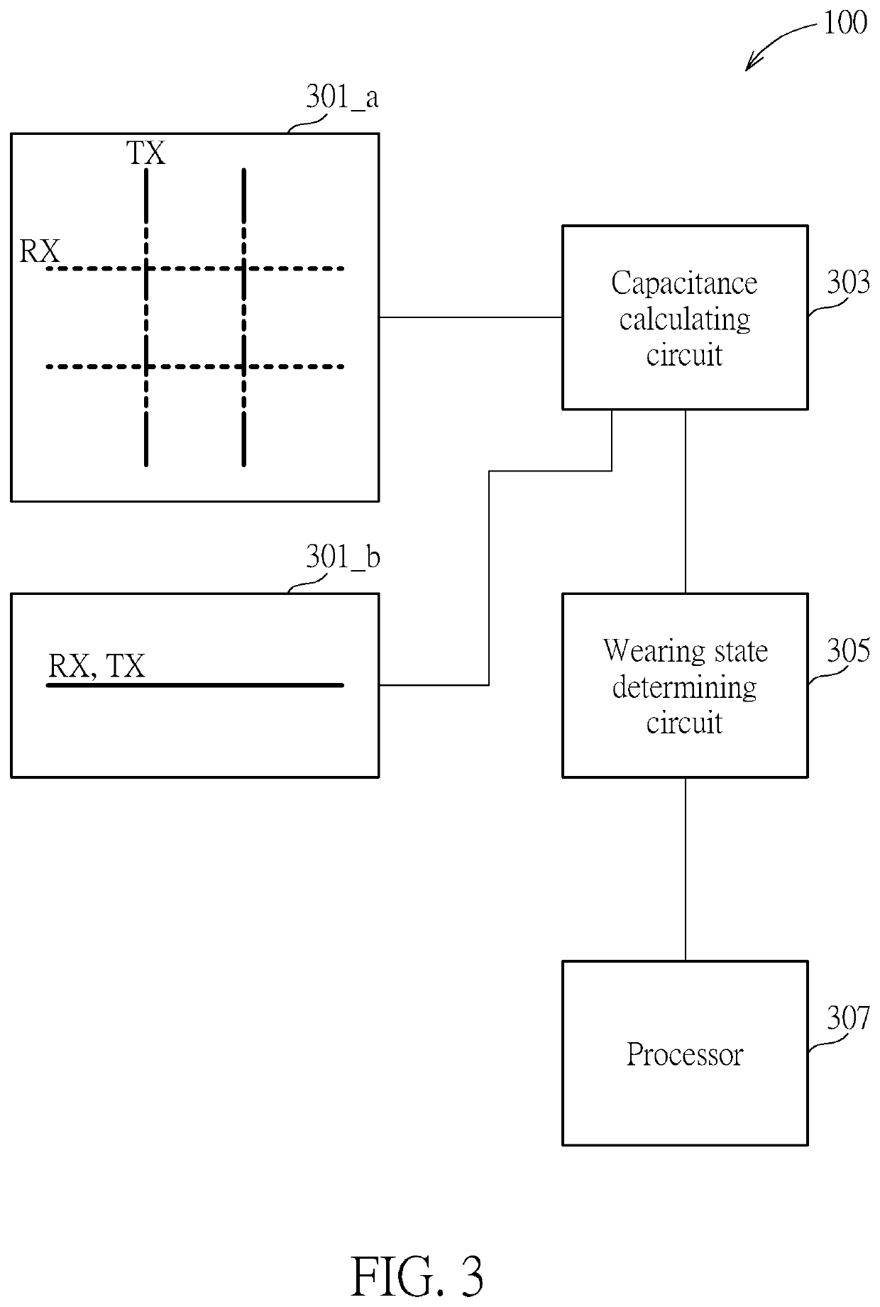 Electronic device capable of detecting wearing state or touching state