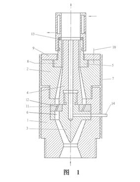 Mixing-type plastic pipe extrusion machine head