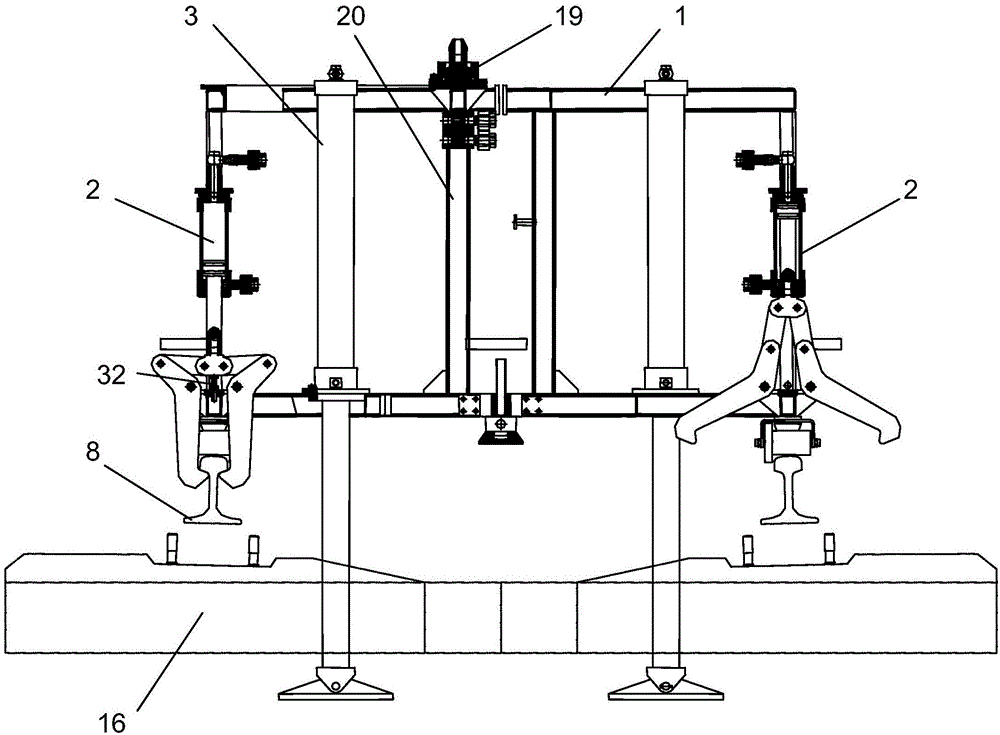 Hydraulic sleeper replacement machine and its replacement method