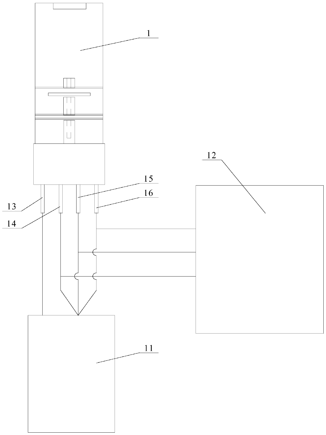 An atomic absorption spectrometer and detection method for simultaneous measurement of lead and cadmium elements in grain