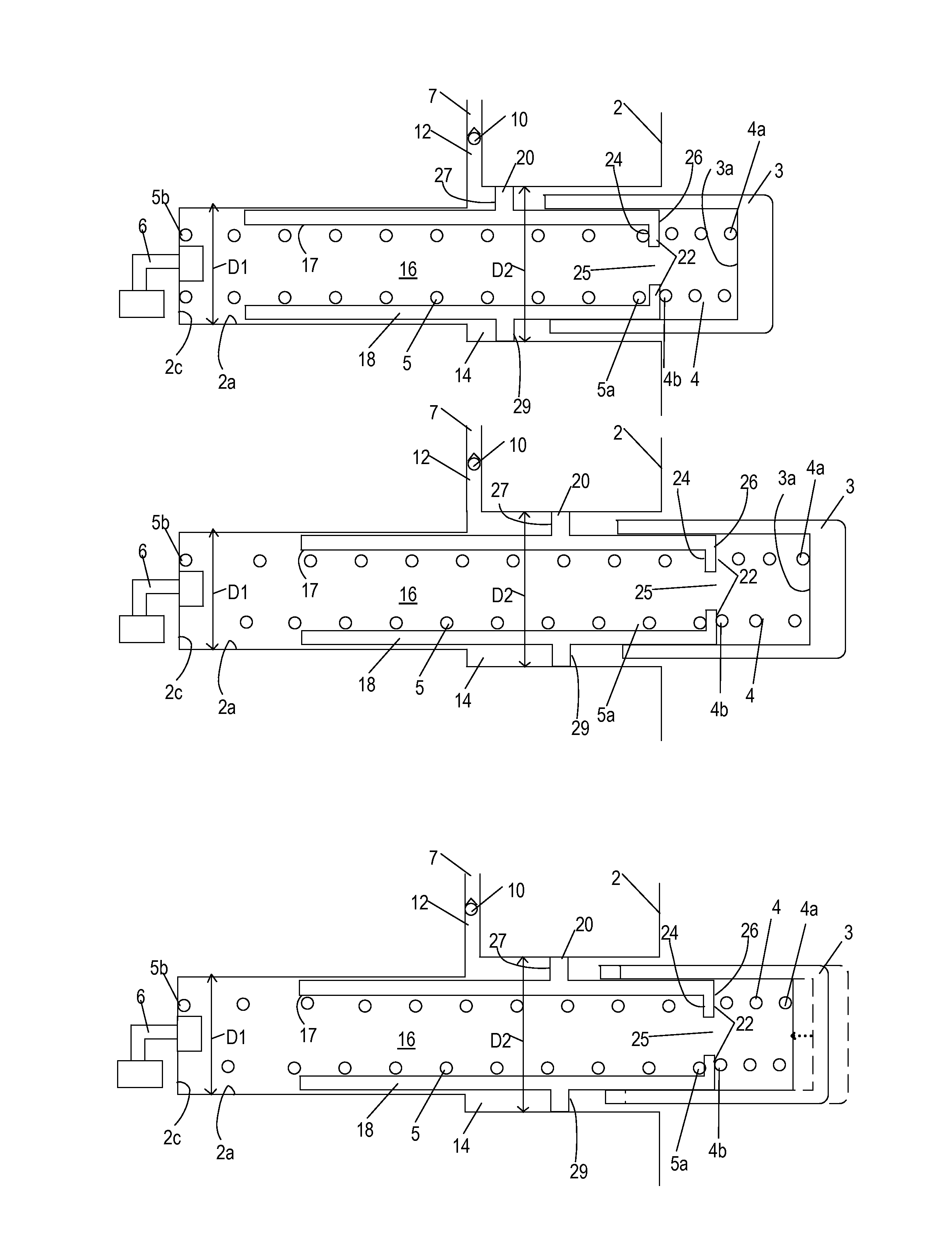Chain drive tensioner spring force control mechanism