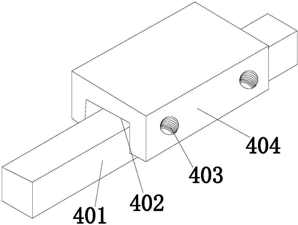 Stone processing machine lifting sliding rail device