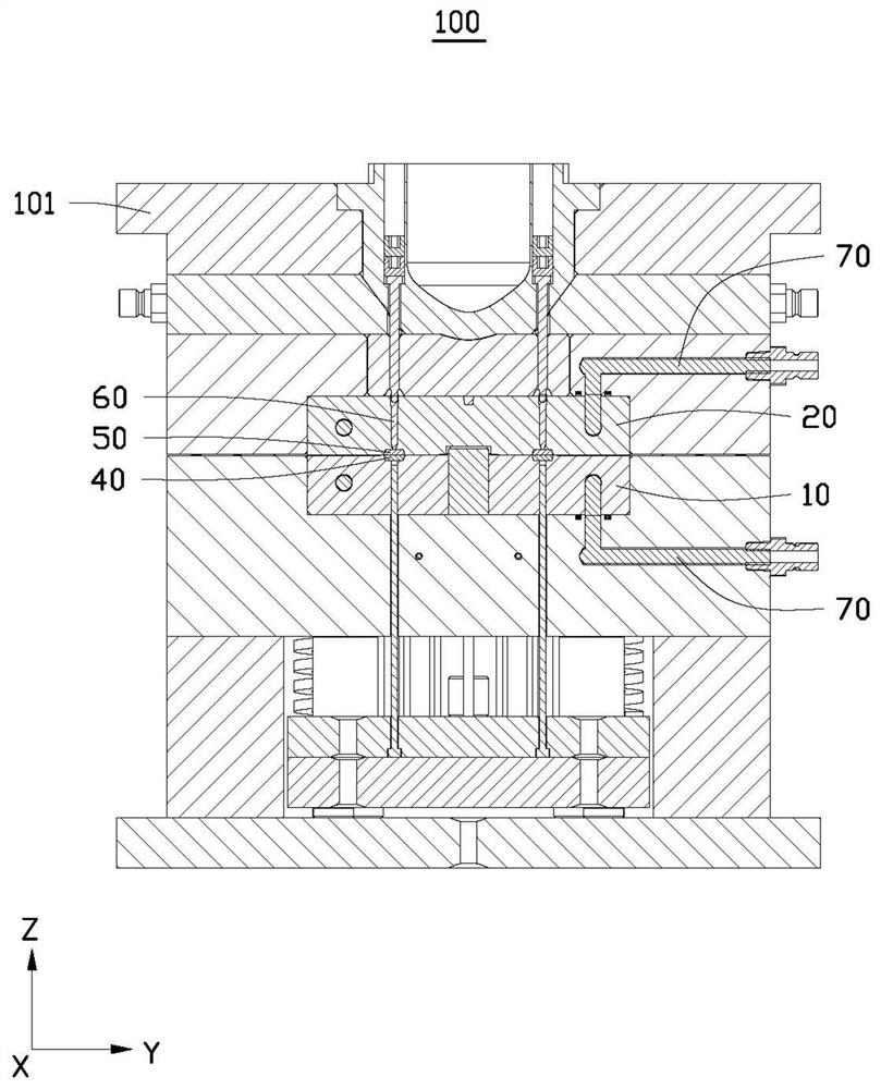 Tab forming device and tab forming method