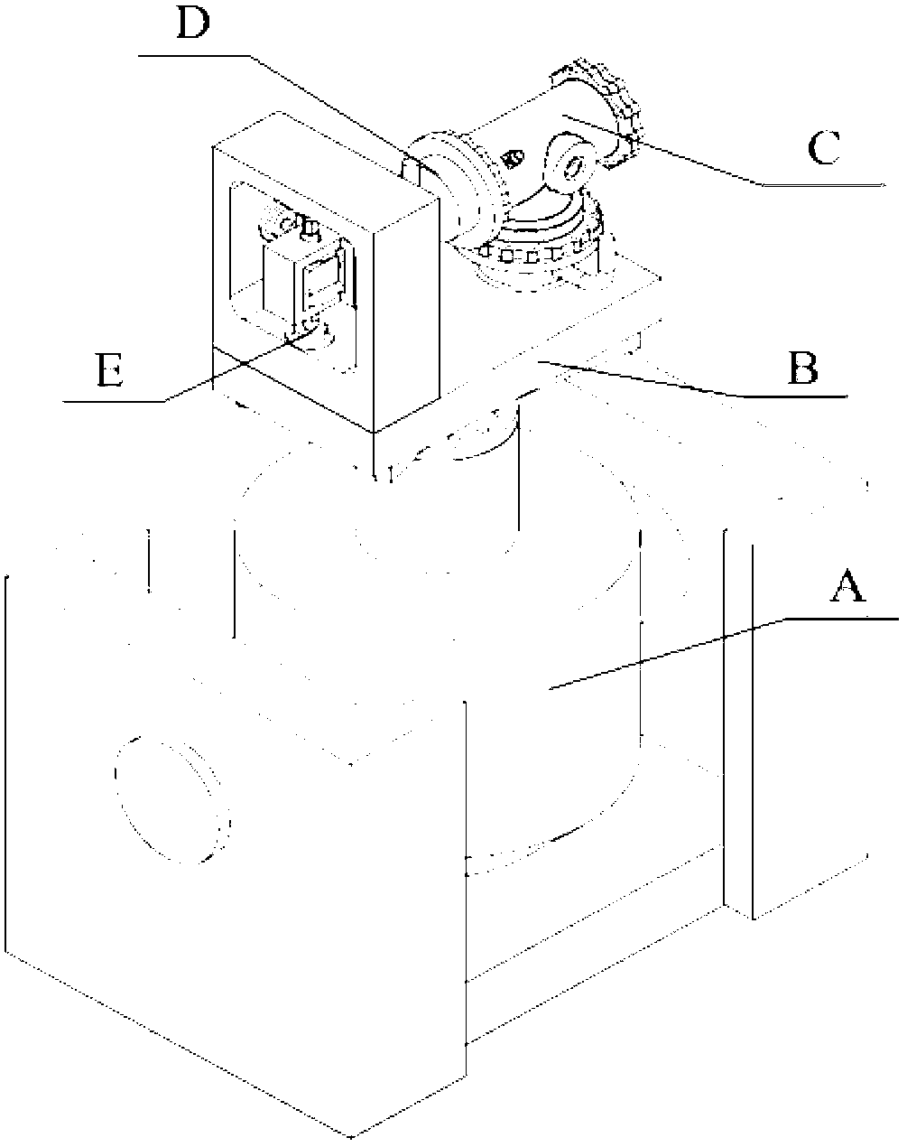 Testing device for functional characteristic test of valve