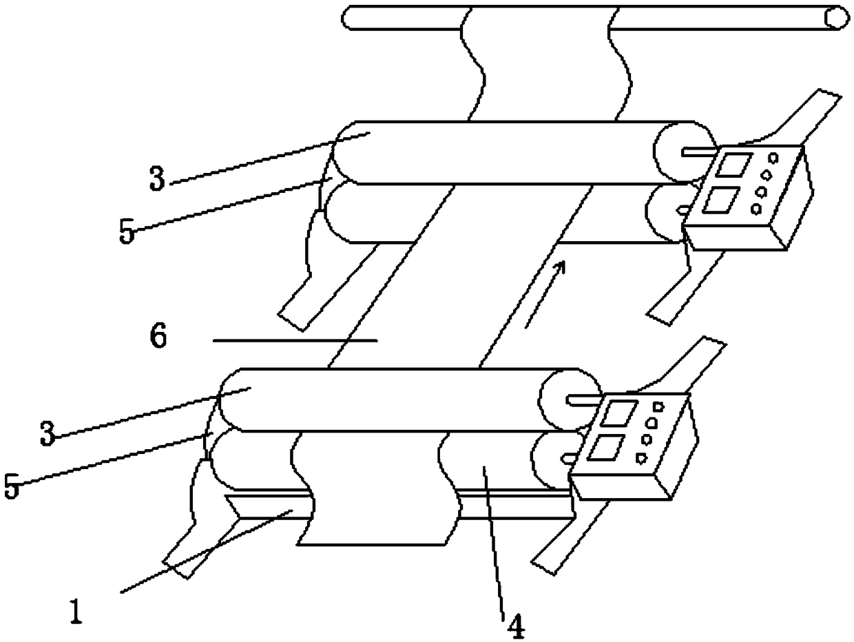 Cloth sizing suction auxiliary device