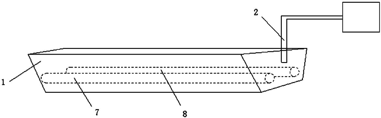 Cloth sizing suction auxiliary device