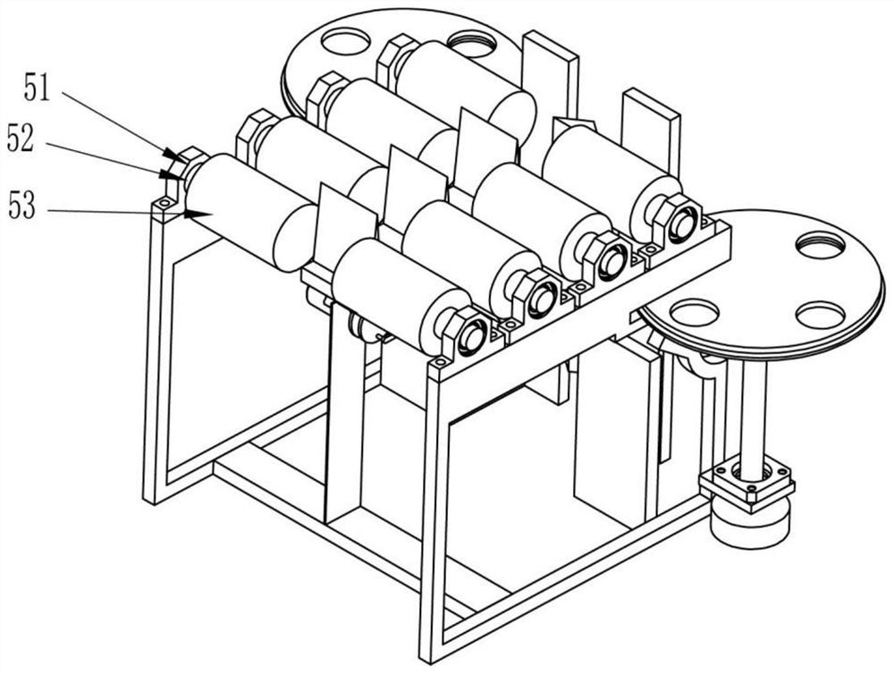 A bottle automatic straightening device for food filling