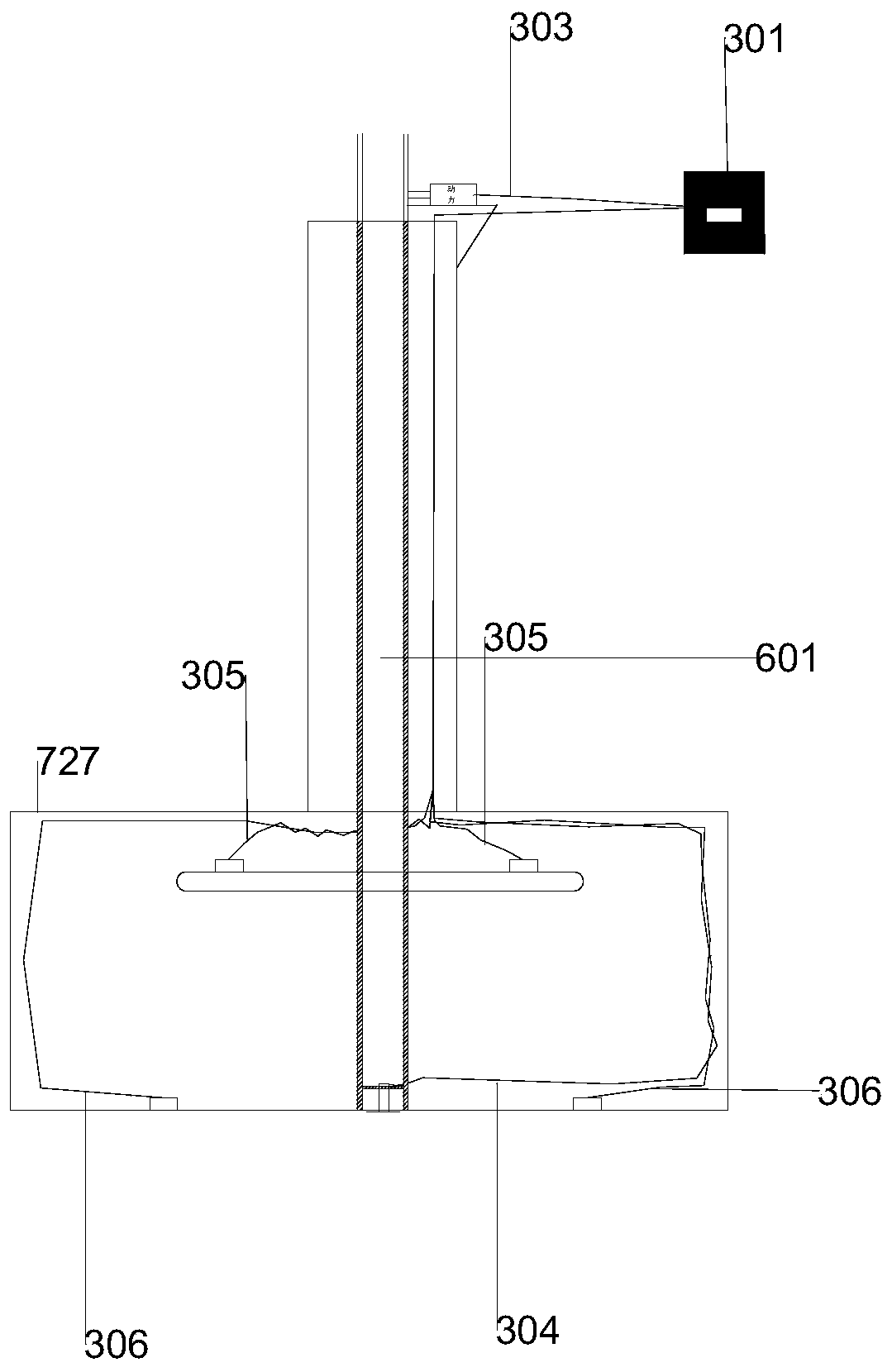 Balanced telescopic full hydraulic drilling and cutting device for soft and hard formations