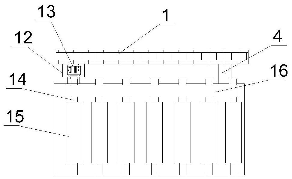 Building material product forming and cooling device