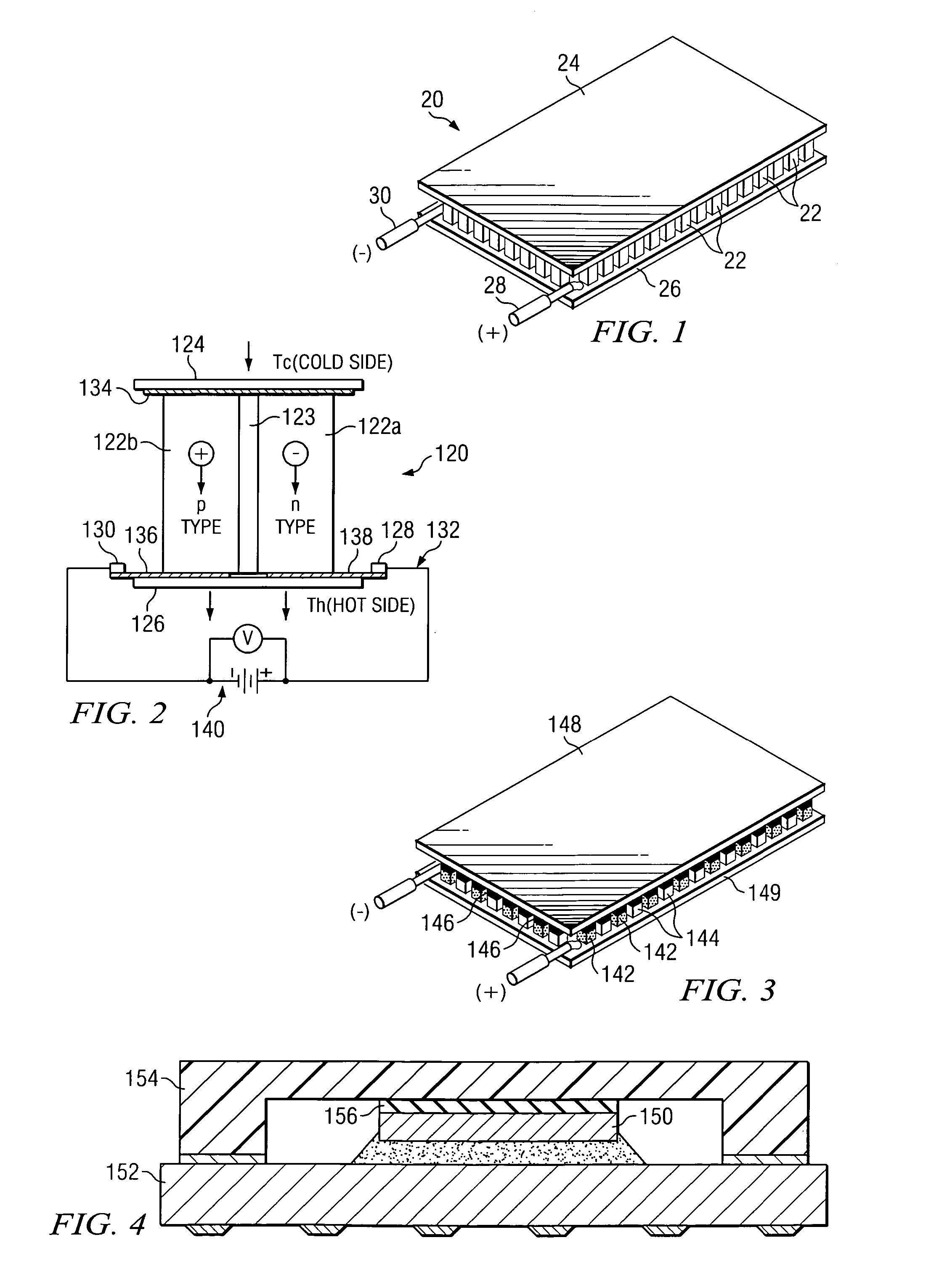 Variable watt density thermoelectrics