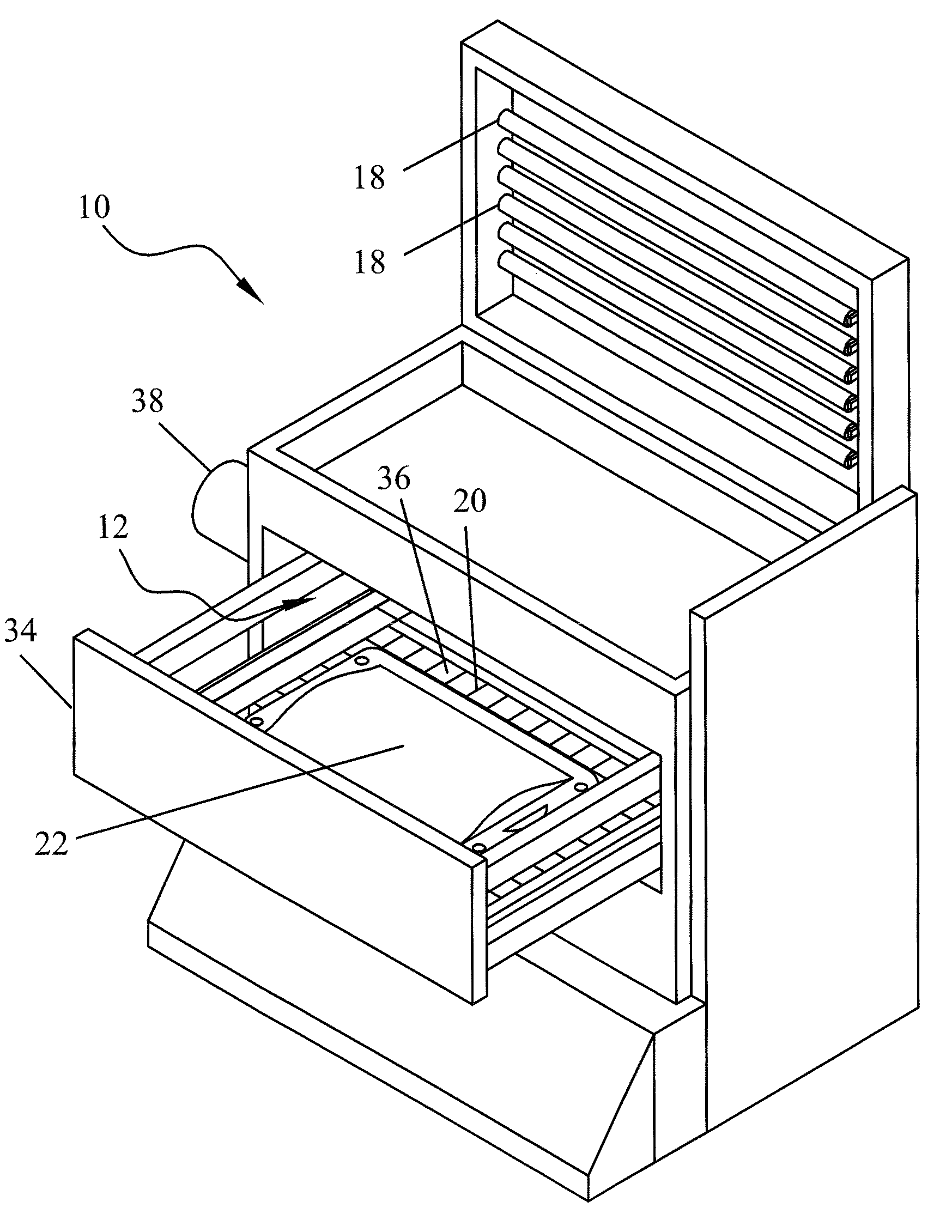 Apparatus for photo reduction of contaminants in blood and blood products with calibration means