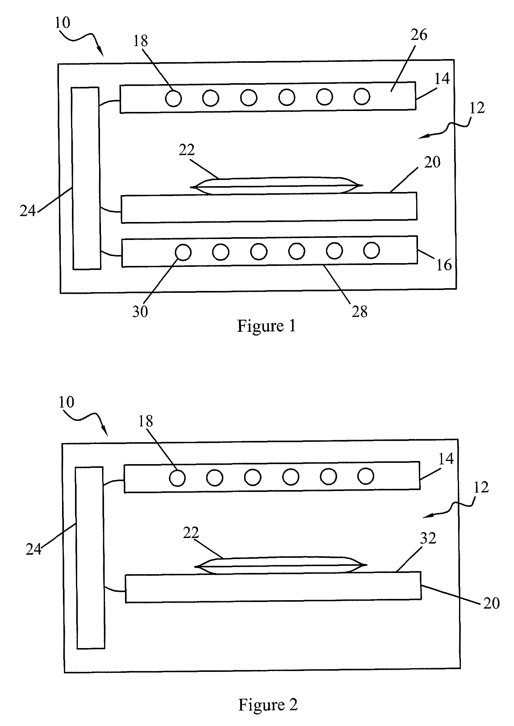 Apparatus for photo reduction of contaminants in blood and blood products with calibration means