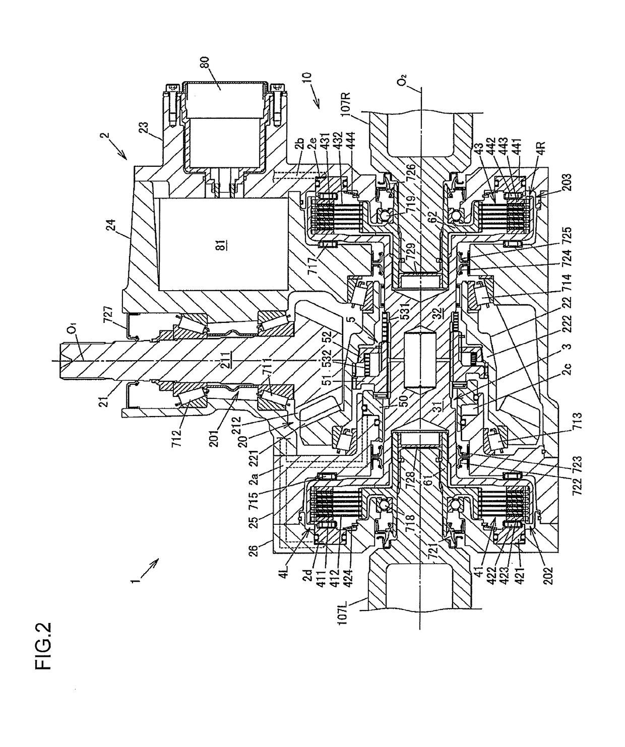 Driving force distribution apparatus