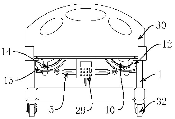 Auxiliary device for nursing patient