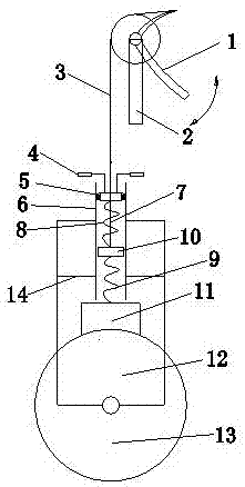 Self-locking control device used for descent control device