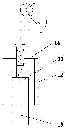 Self-locking control device used for descent control device