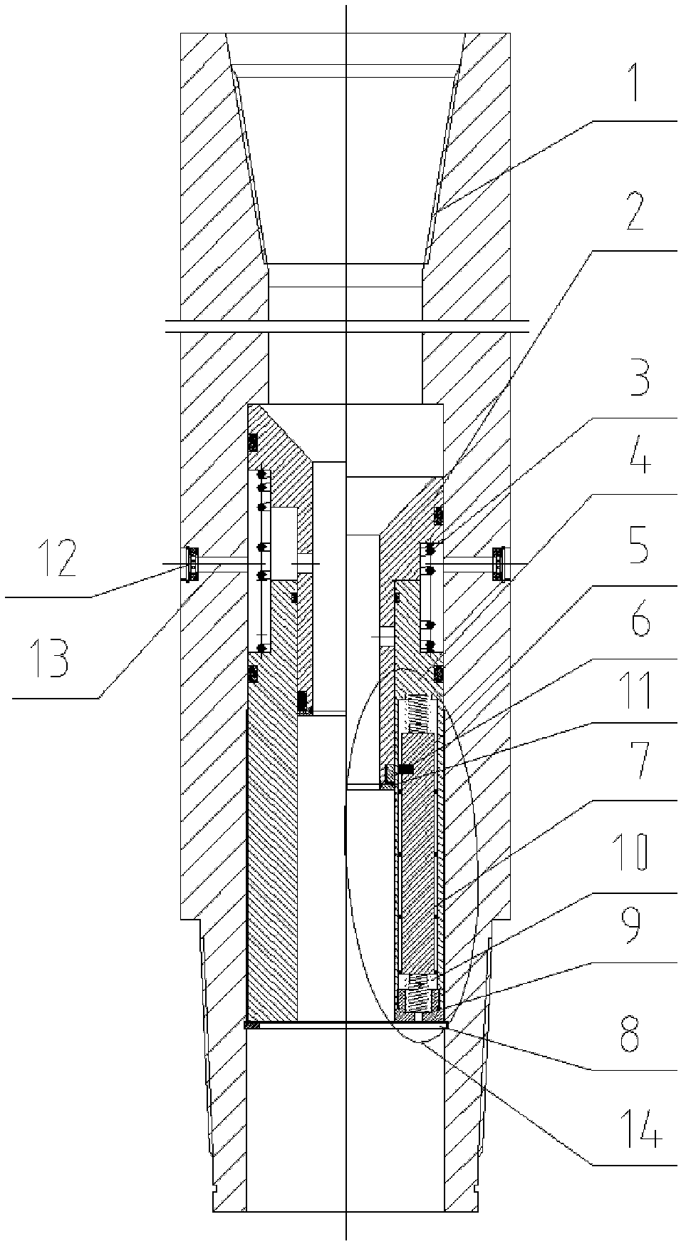 By-pass valve capable of memorizing working time for screw drill