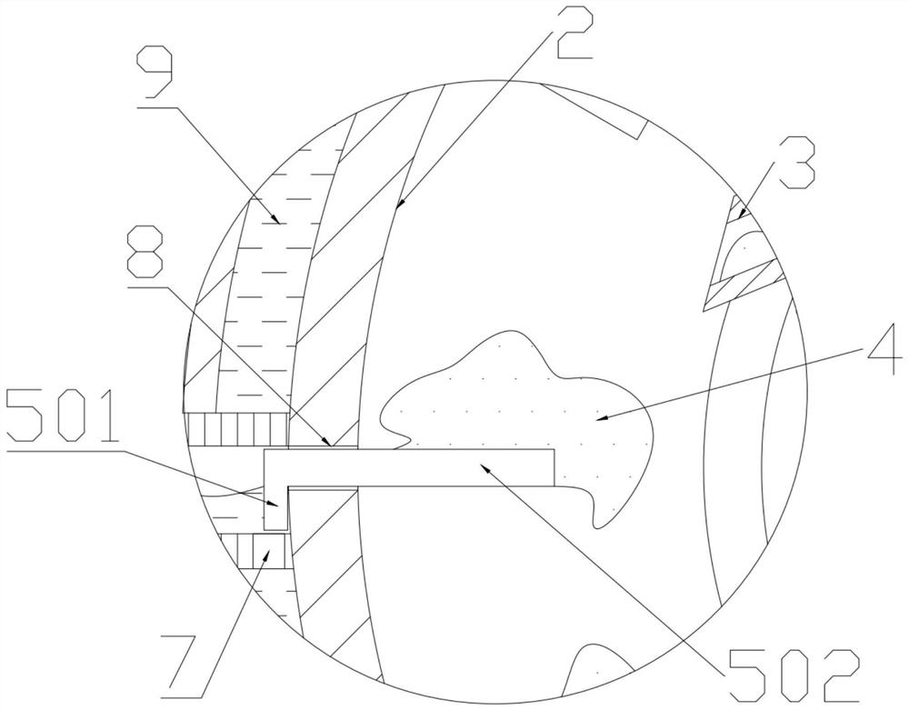 A black-spotted frog frog meat processing device