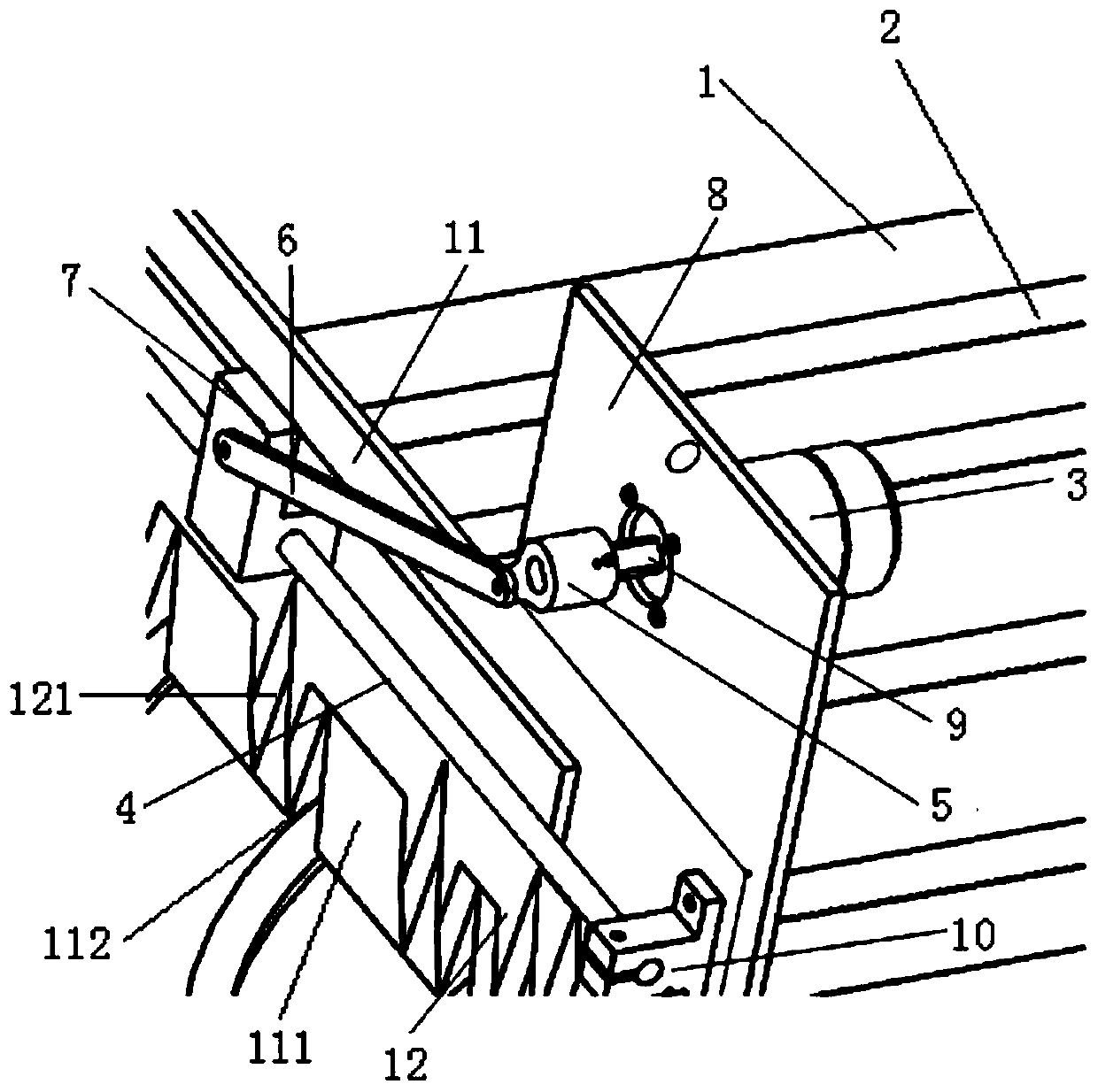 A cutting device and material production device for catalyst