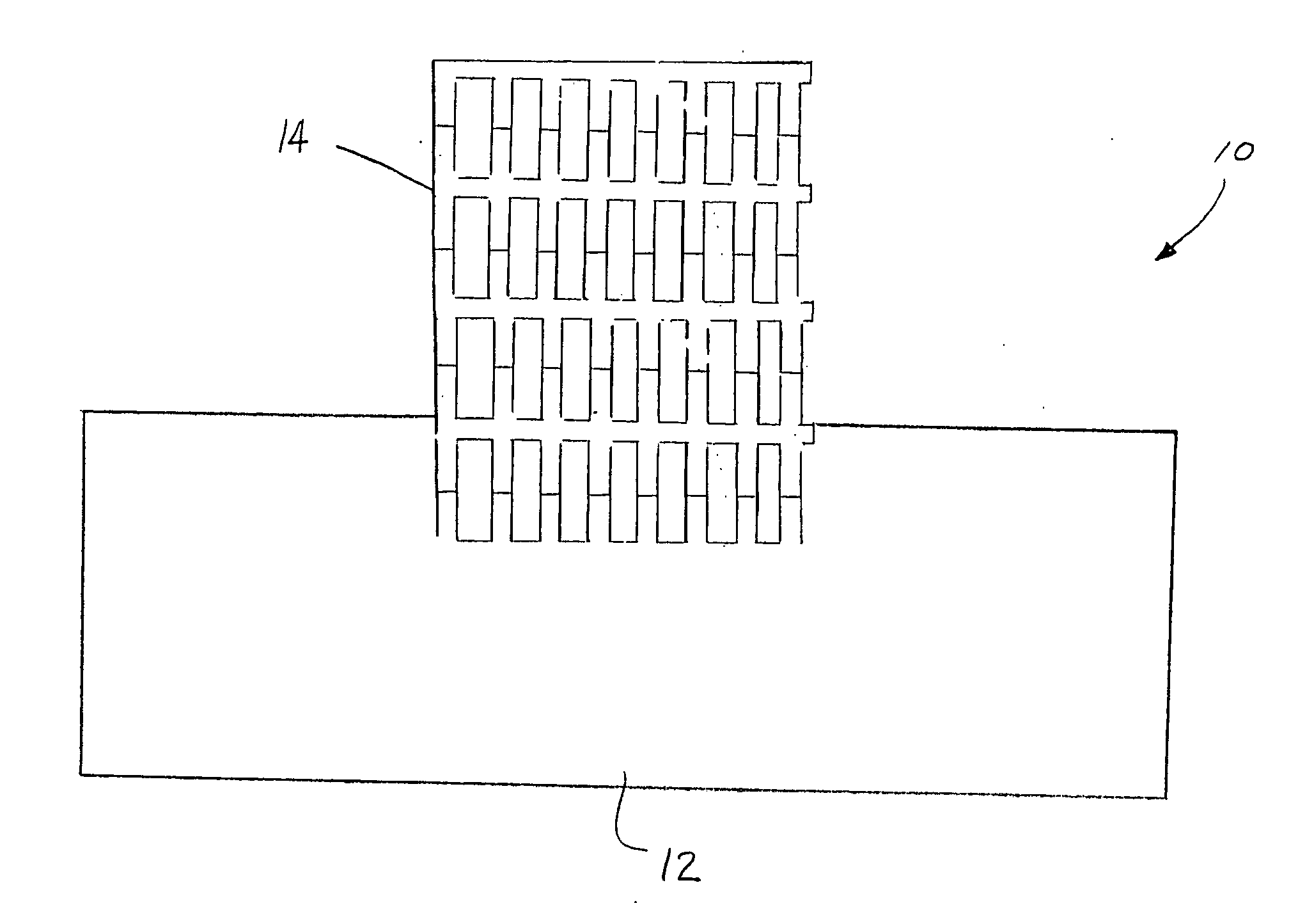 Die cut insulation blanket and method for producing same
