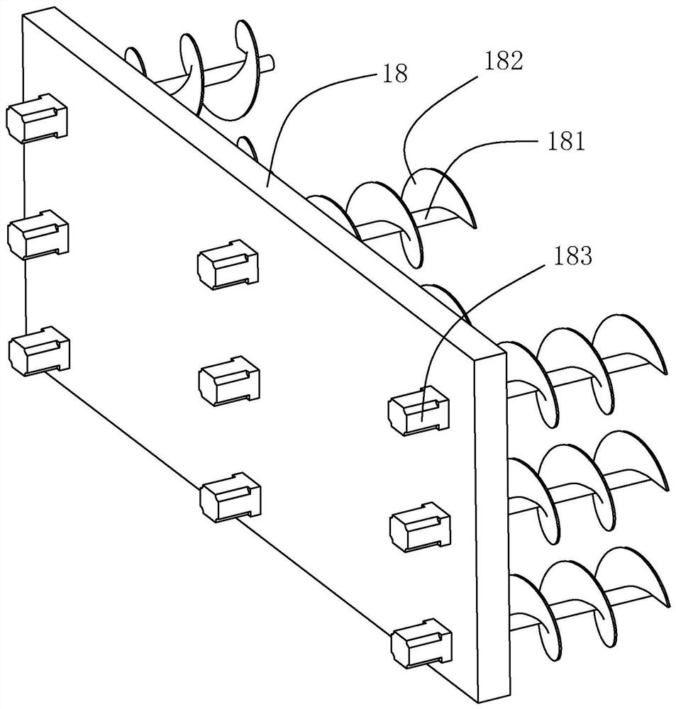 Water conservancy ditch excavation device and construction method thereof