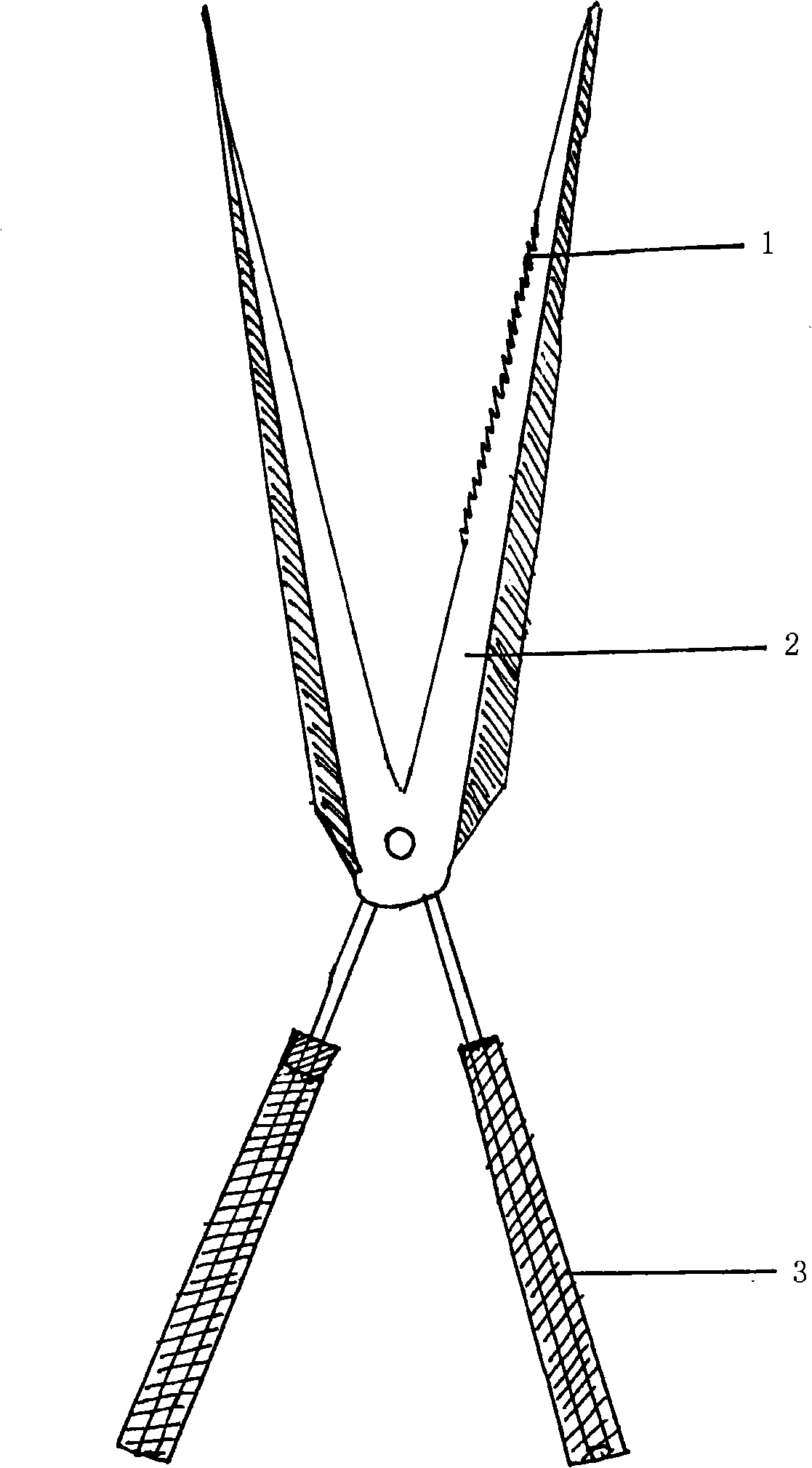 Big branch pruning scissors