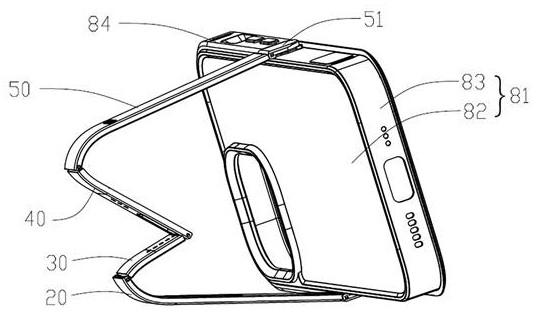 Electronic equipment support and protective shell