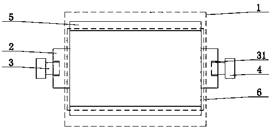 Dimming glass curtain wall based on principle of optics