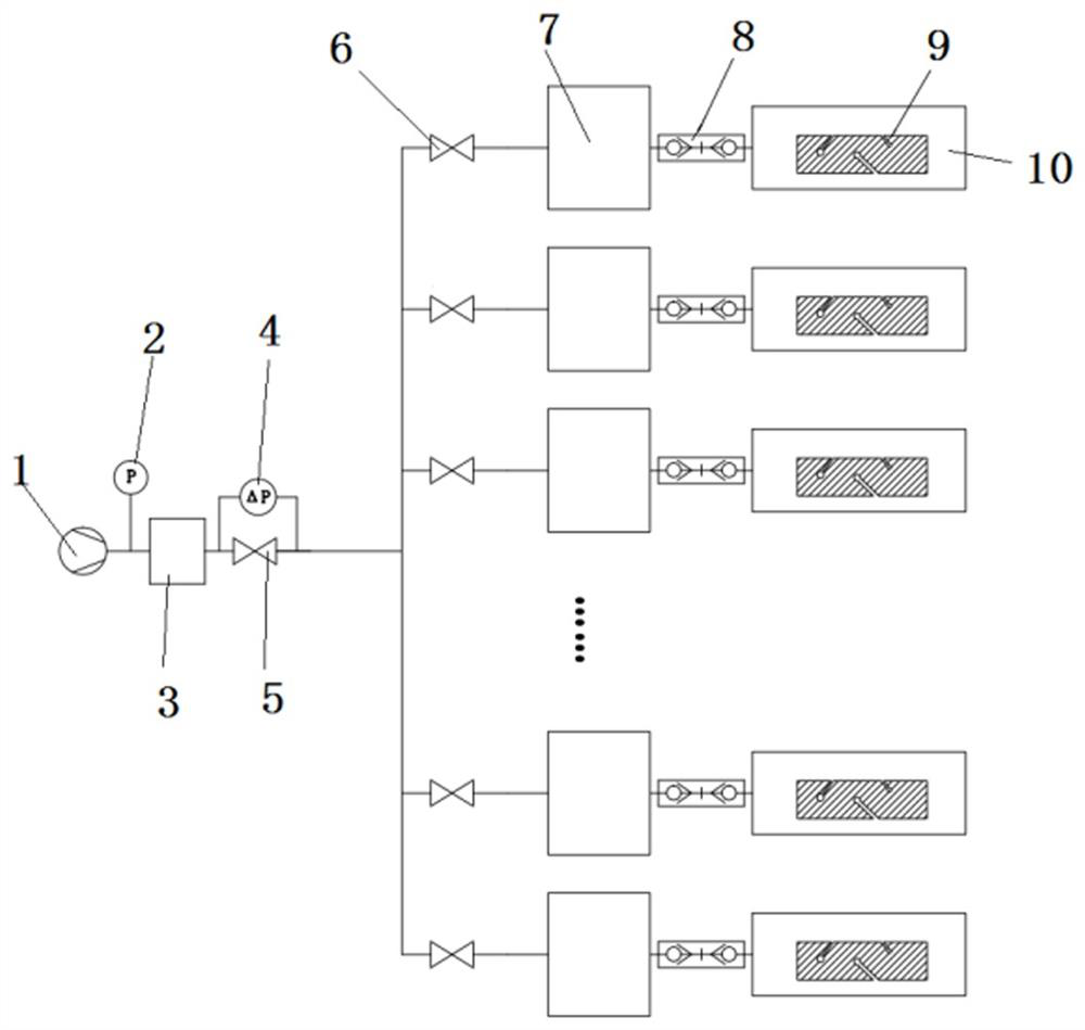 Centralized self-diagnosis vacuum desorption device and use method thereof