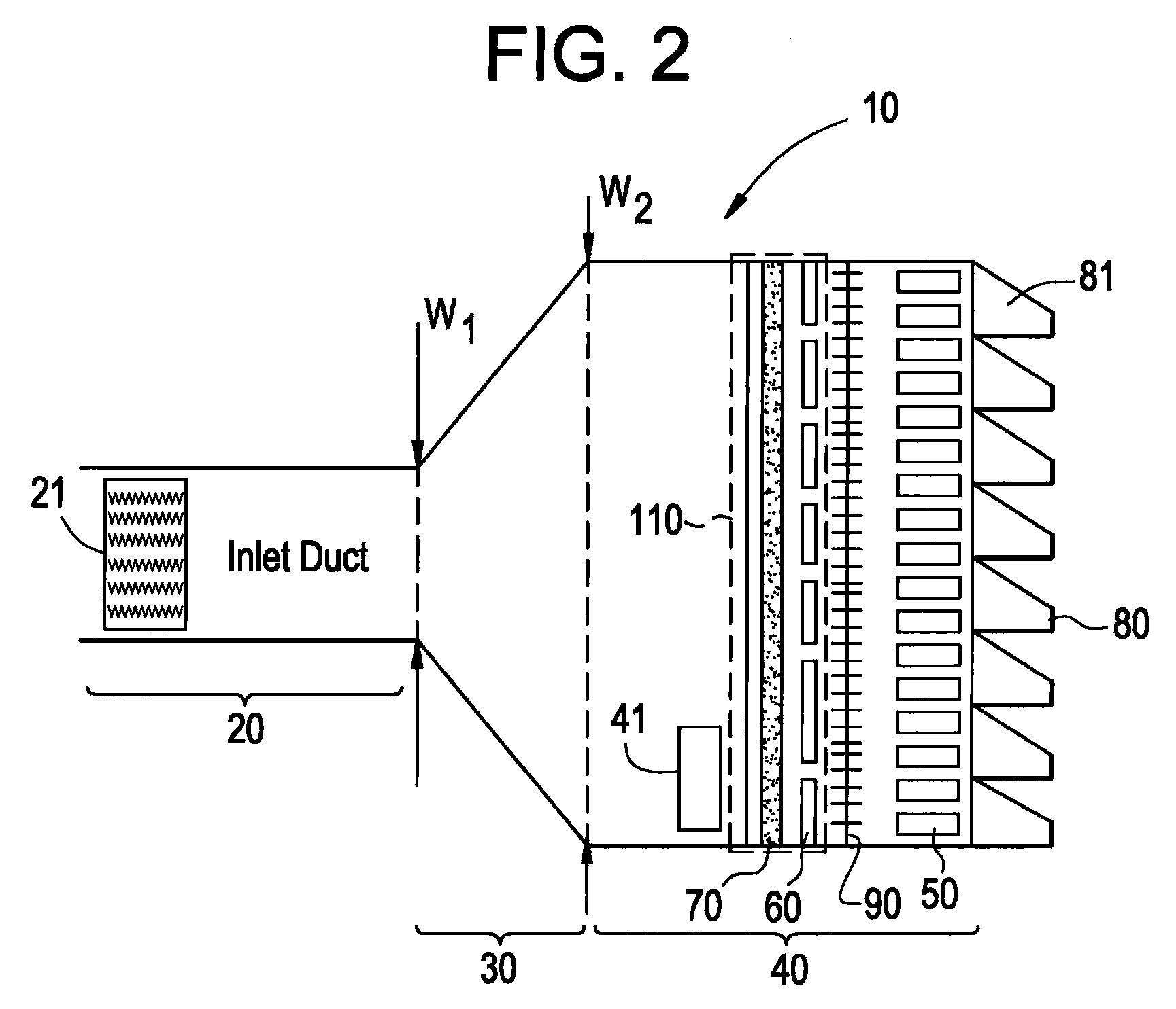 Filtration system for gas turbines